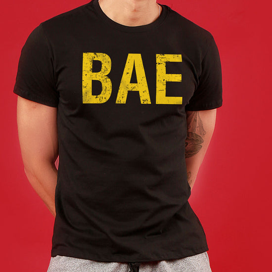 Bae/Owner Of Bae, Matching Couple Crop Top And Tee