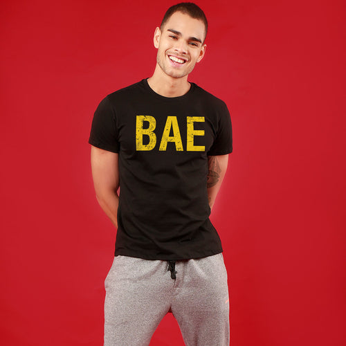 Bae/Owner Of Bae, Matching Couple Crop Top And Tee