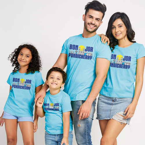 Pondicherry Matching Tees For Family