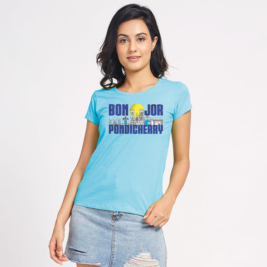 Pondicherry Matching Family Tees for mother