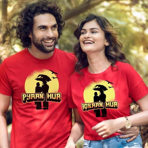 IQRAAR/PYAAR Combo Crop Top & Tee