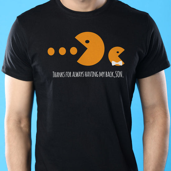 Pac Man Dad And Son Matching Adult Tees