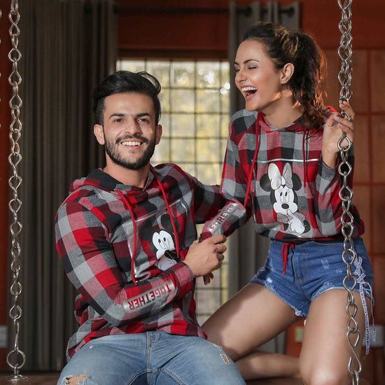 King And Queen (Black), Matching Hoodies For Couples