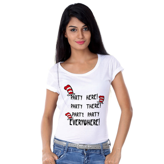 Party Everywhere Birthday Family Tees for mother