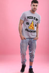 Love For Pizza (Grey), ,Singles Men Tees