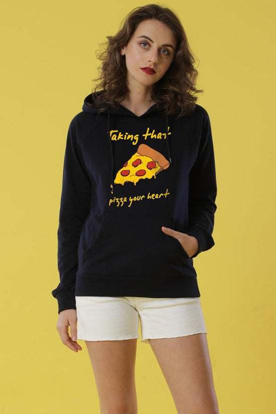 Pizza My Heart Hoodies For Women