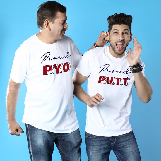 Proud, Dad And Son Matching Adult Tees