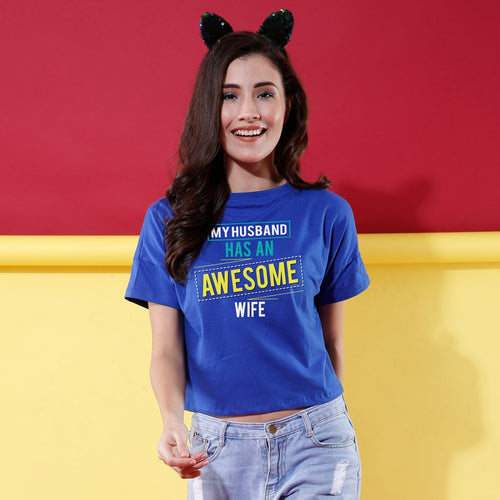 Pure Awesomenes, Crop Top For Women