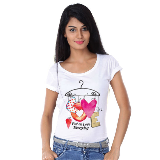 Put On Love Everyday Couple Tees for women