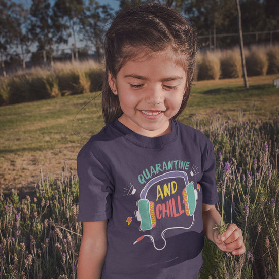 Quarantine And Chill 2020 Matching Dad And Daughter Tees