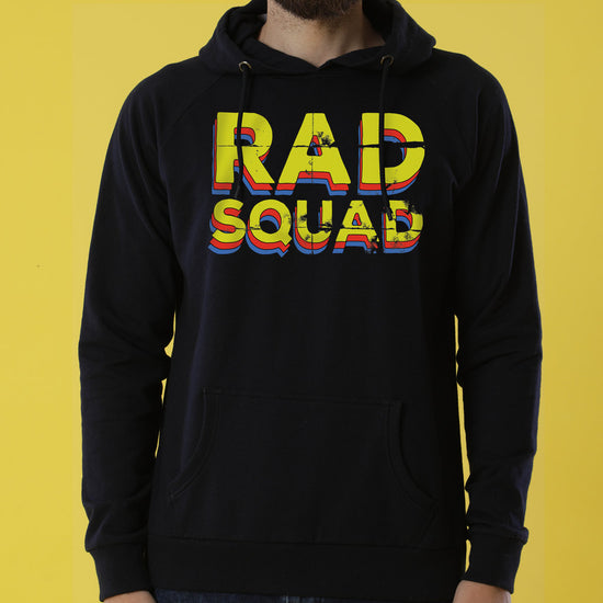 Rad Squad! Matching Black Hoodies For Couples