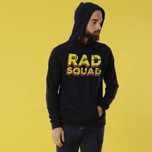 Rad Squad! Matching Black Hoodies For Couples