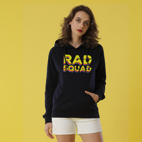 Rad Squad! Matching Black Hoodies For Couples