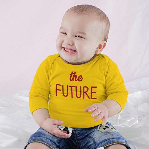 Raising The Future, Matching Tee And Babysuit For Baby (Boy)