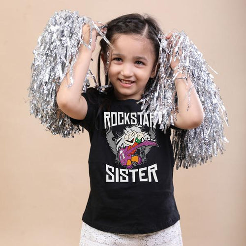 Rockstar Sister Tees For Girl