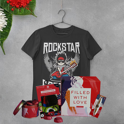 Rockstar Brother Kids Gift Hamper With Mask