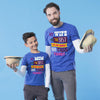Royal Blue My Mom/My Wife Father-Son Tees