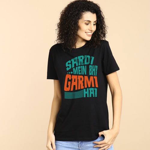 Bandi Tu/Sardi Mein Matching Tees for women