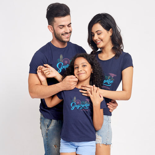 Singapore Matching Tees For Family