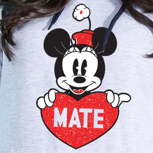 Soul Mate Disney Grey Hoodies For Couples