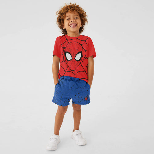 Spiderman All Over Print Boys Shorts