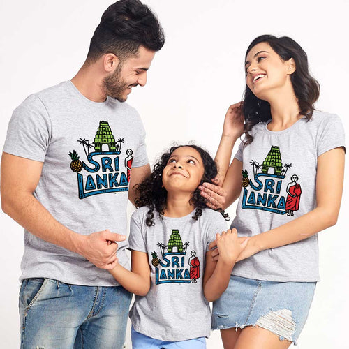 Srilanka Matching Tees For Family