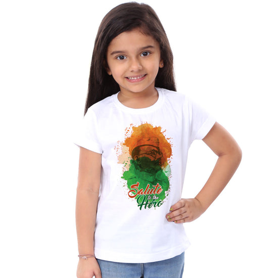 Salute To The Hero Family Tees for daughter