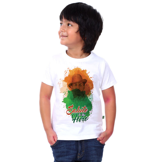 Salute To The Hero Family Tees for son