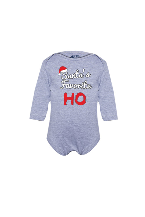 Santa’s Favorite Ho, Dad And Baby Bodysuit And Tee