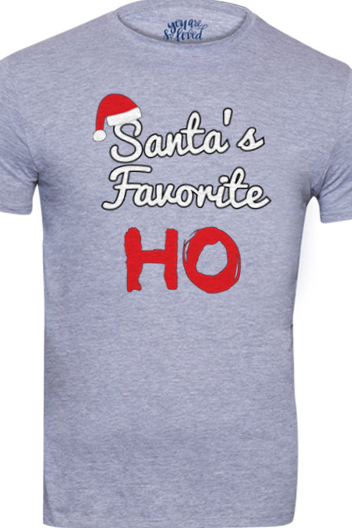 Santa’s Favorite Ho, Dad And Baby Bodysuit And Tee