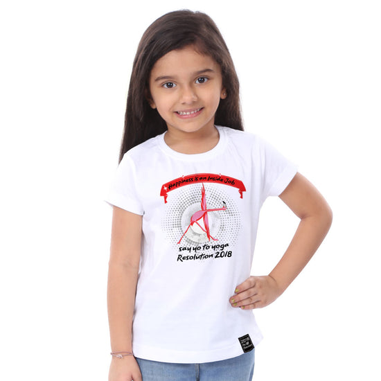Say Yo To Yoga Family Tees for daughter