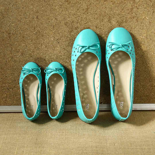 Sea Side Matching Ballerinas  For Mommy And Daughter