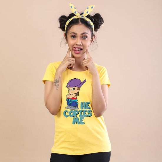 She/He Copies Me Bro & Sis Tees