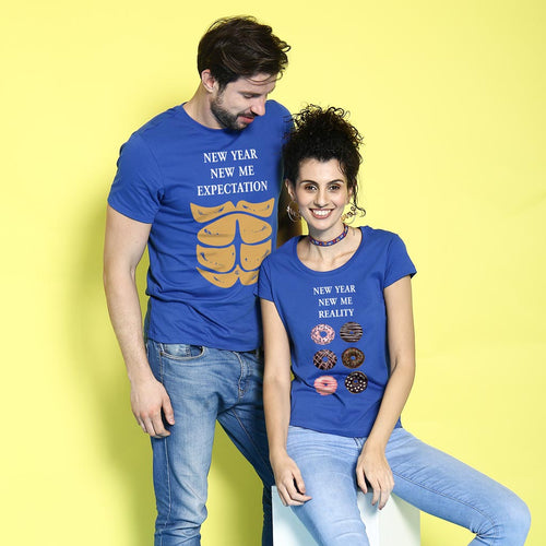 Six Pack Of Donuts Please! Matching Couples New Year Tees
