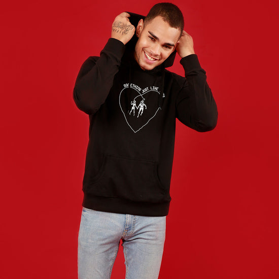 Something Just Like This Black Hoodies For Men