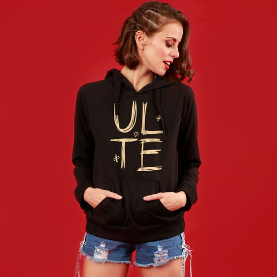 Soul Mate (Black) Matching Hoodies For Women