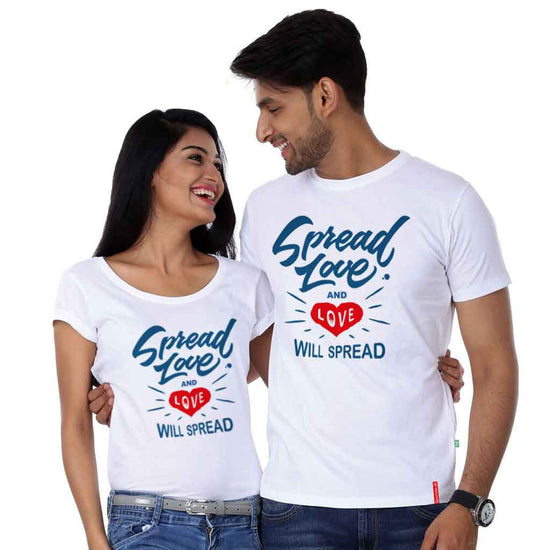 Spread Love Couple Tees