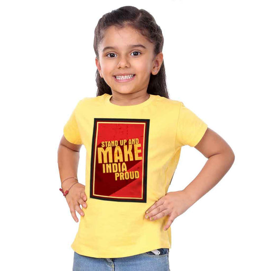 Make India Proud Family Tees for daughter