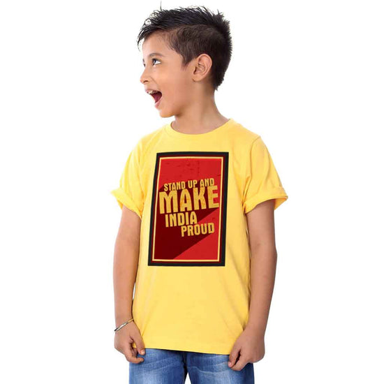 Make India Proud Family Tees for son