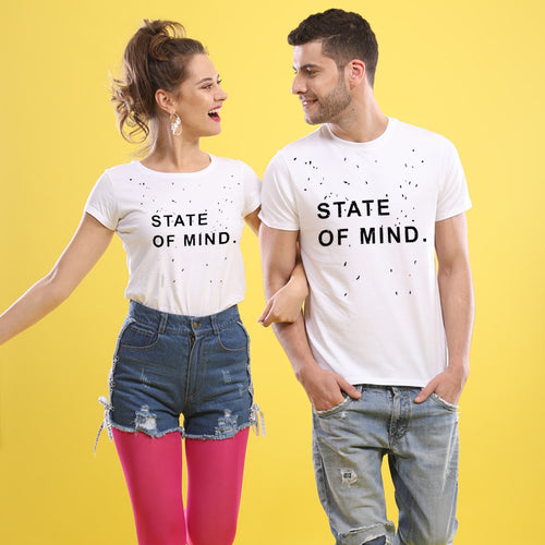 State Of Mind Matching Couple Tees