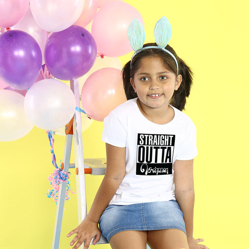 Straight Outta Chennai,Tamil Matching Tees For Daughter