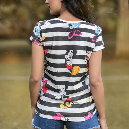 Mickey And Minnie, Disney Tee For Women
