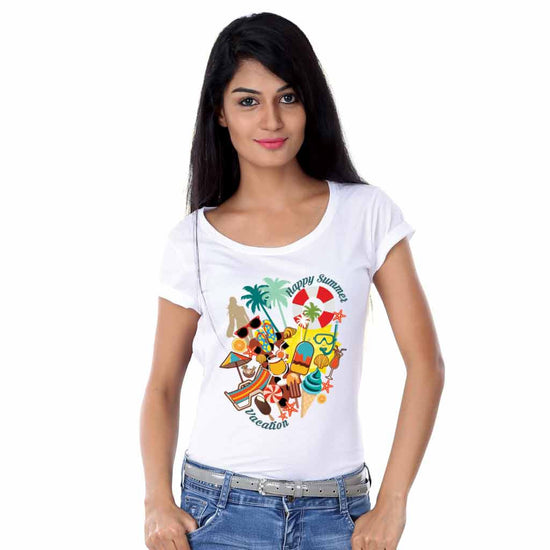 Summer Vacation, Matching Travel Tees For Women