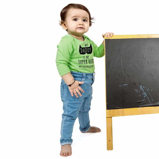 My Daughter Is My Super Hero Dad-Baby Bodysuit and Tees For Baby