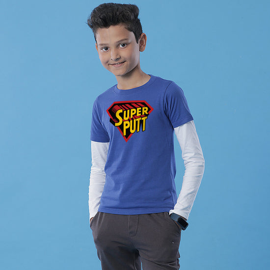 Super Pyo/Putt, Matching Punjabi Tees For Son