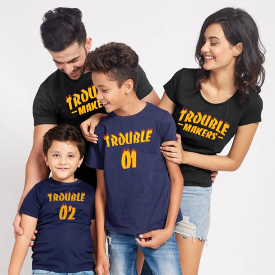 Trouble/Trouble Makers, Matching Family Tees
