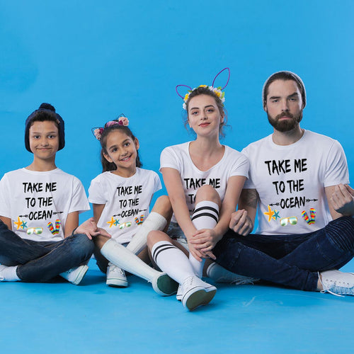 Take Me To The Ocean Family Tees