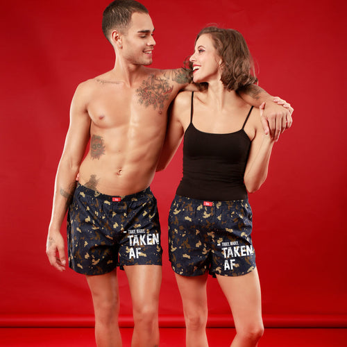 Truely Madly Taken AF, Matching Couple Boxers