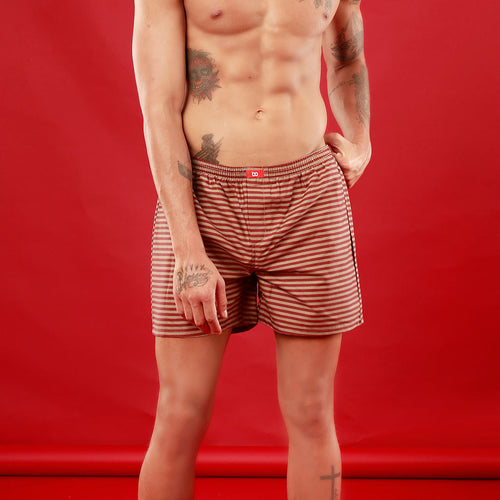 Taki Taki, Matching Striped Couple Boxers