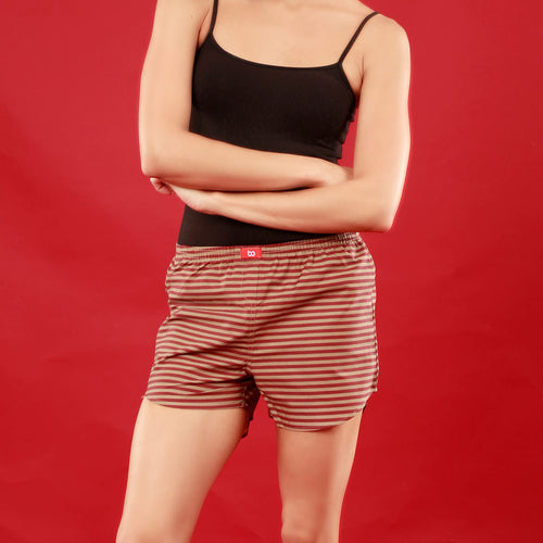 Taki Taki, Matching Striped Couple Boxers